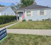 Front yard view of home after roof replacement by AllPoint Construction