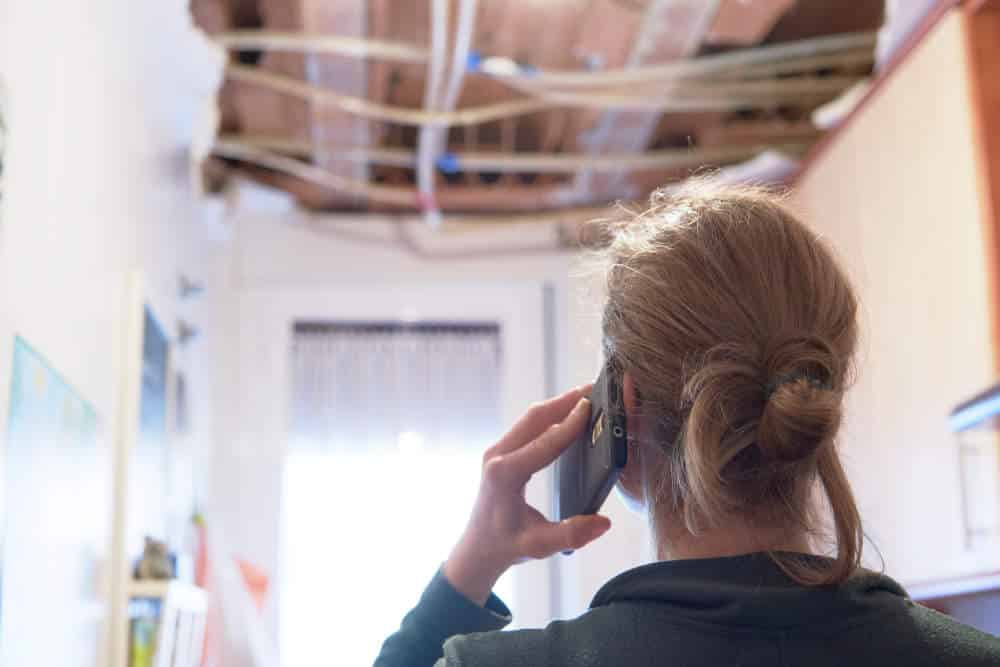 woman calling to schedule service repair