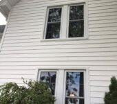 Second story window installation by AllPoint Construction